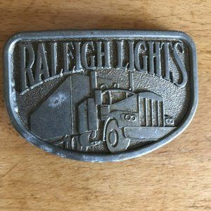 Raleigh Lights Truck Belt Buckle